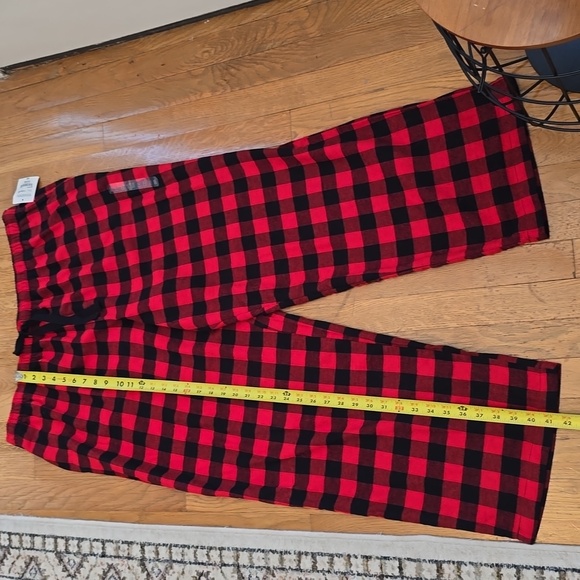 SLEEP CHIC BRAND WOMEN'S PLUS SIZE BLACK AND RED CHECKERED SLEEP PANTS SIZE XXL - Picture 6 of 12
